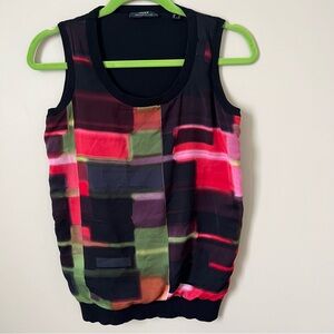 Mexx Black-knit Sleeveless Top